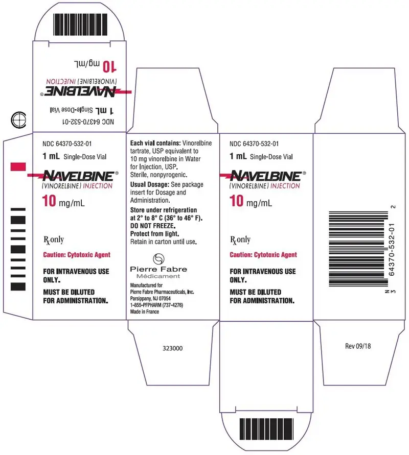 Navelbine 10 mg Vial Carton